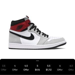 Air Jordan 1 Retro High OG smoke grey